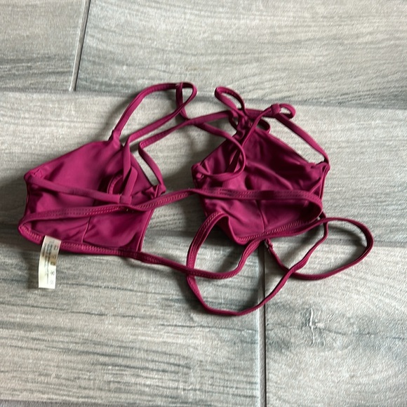 Zaful burgundy bikini set - Picture 2 of 7